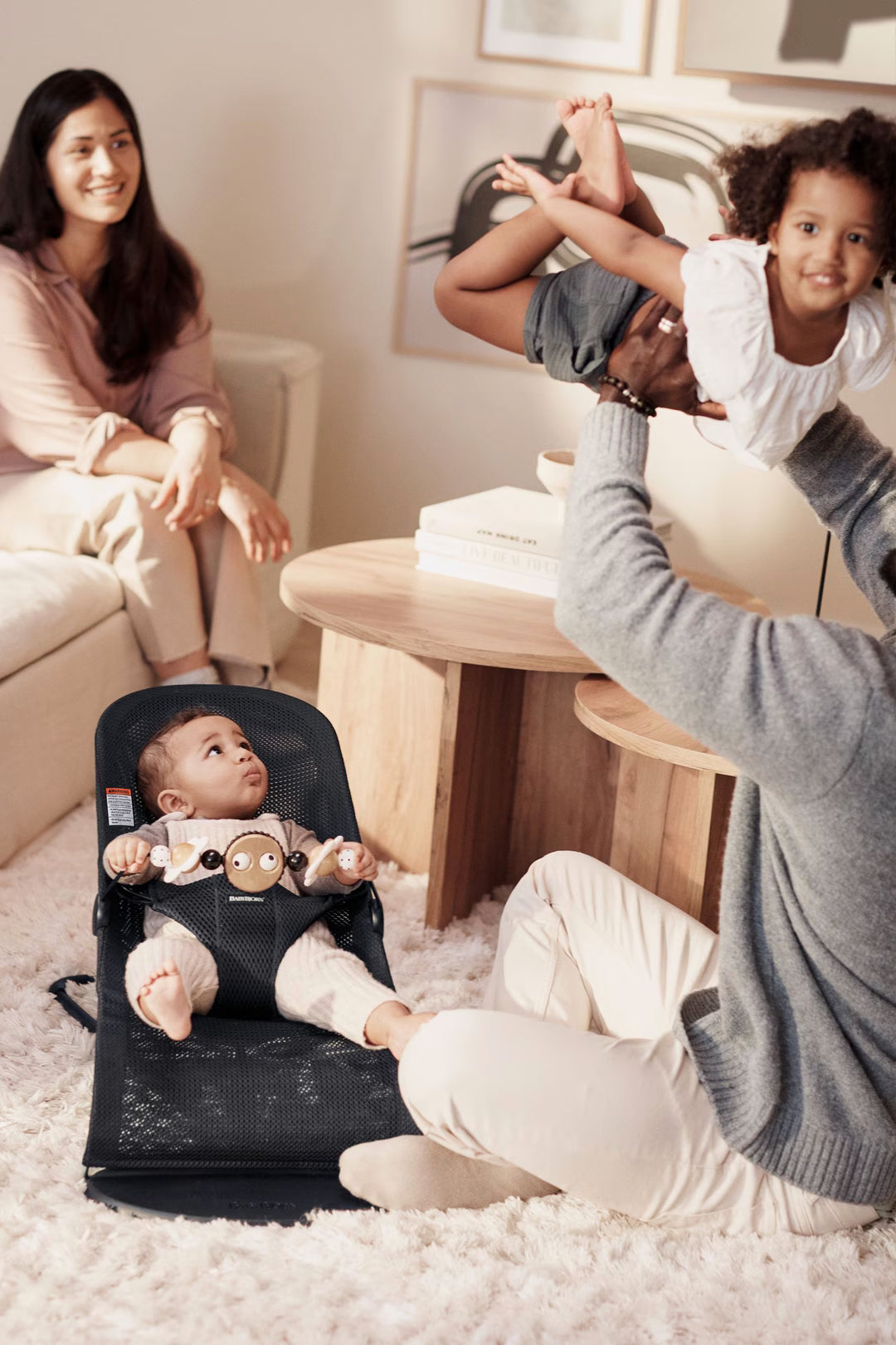 BabyBjorn Toy Bar - Bouncer Bliss- Bambi Baby