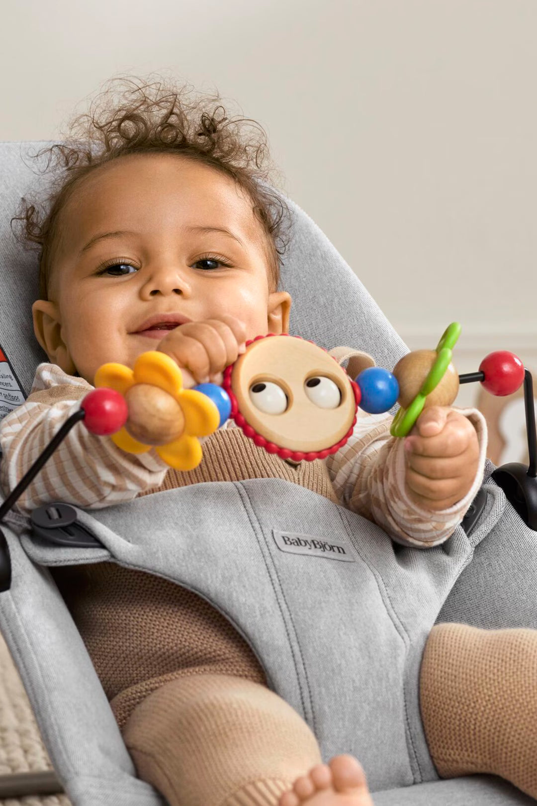 BabyBjorn Toy Bar - Bouncer Bliss- Bambi Baby