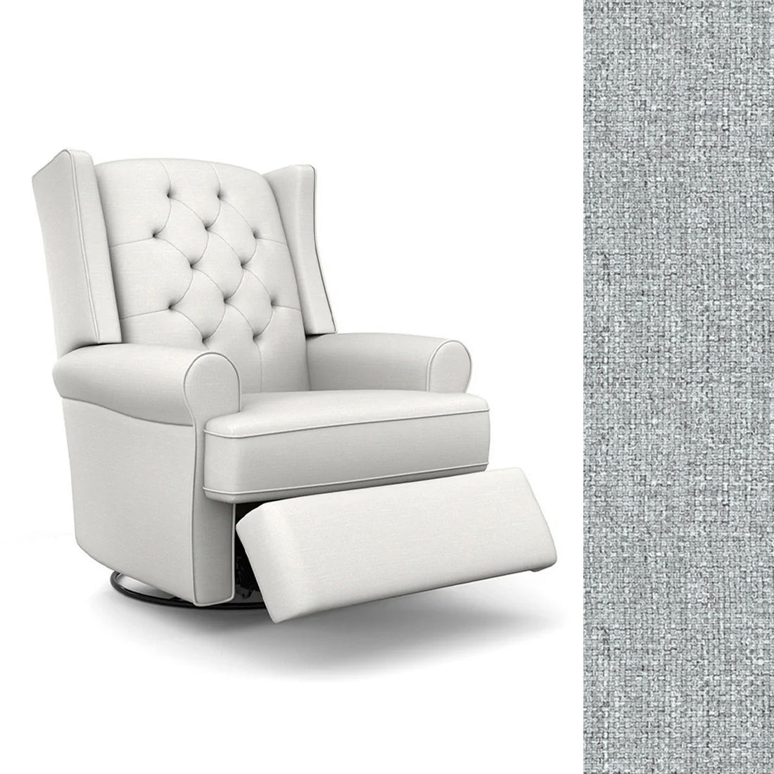 Storytime by Best Chairs Finley Swivel Glider Recliner- Bambi Baby