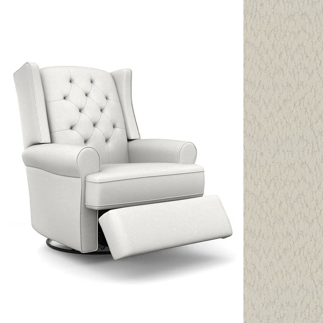 Storytime by Best Chairs Finley Swivel Glider Recliner- Bambi Baby
