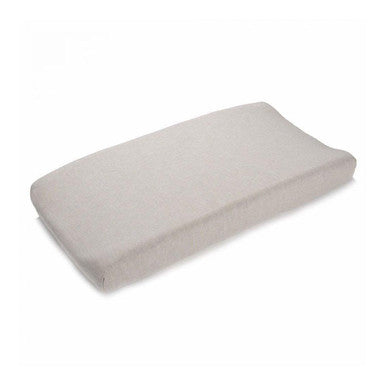 Liz and Roo Flax Blend Contoured Changing Pad Cover in Linen- Bambi Baby