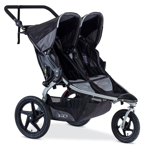 Cochecito BOB Revolution Flex Duallie en negro/negro - Bambi Baby