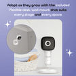 Hubble Connected SkyVision AI Pro with Adjustable Crib Mount - Bambi Baby
