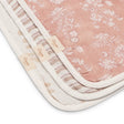 Crane Baby Violet Floral Cotton Muslin Burp Cloth Set (3 Pack) - Bambi Baby
