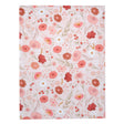 Manta de bebé de polar suave y acogedora con diseño floral y fresa de Bedtime Originals Flower Power - Bambi Baby