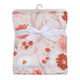 Manta de bebé de polar suave y acogedora con diseño floral y fresa de Bedtime Originals Flower Power - Bambi Baby