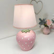 Bedtime Originals Flower Power Hand-Painted Custom Strawberry Lamp with Shade - Bambi Baby