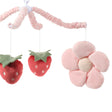 Bedtime Originals Flower Power Strawberry Musical Baby Crib Mobile Soother Toy - Bambi Baby