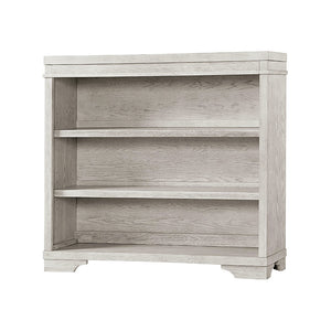 White Dove Wood Westwood Foundry Bookcase Hutch - 3/4 Front View | Bambi Baby