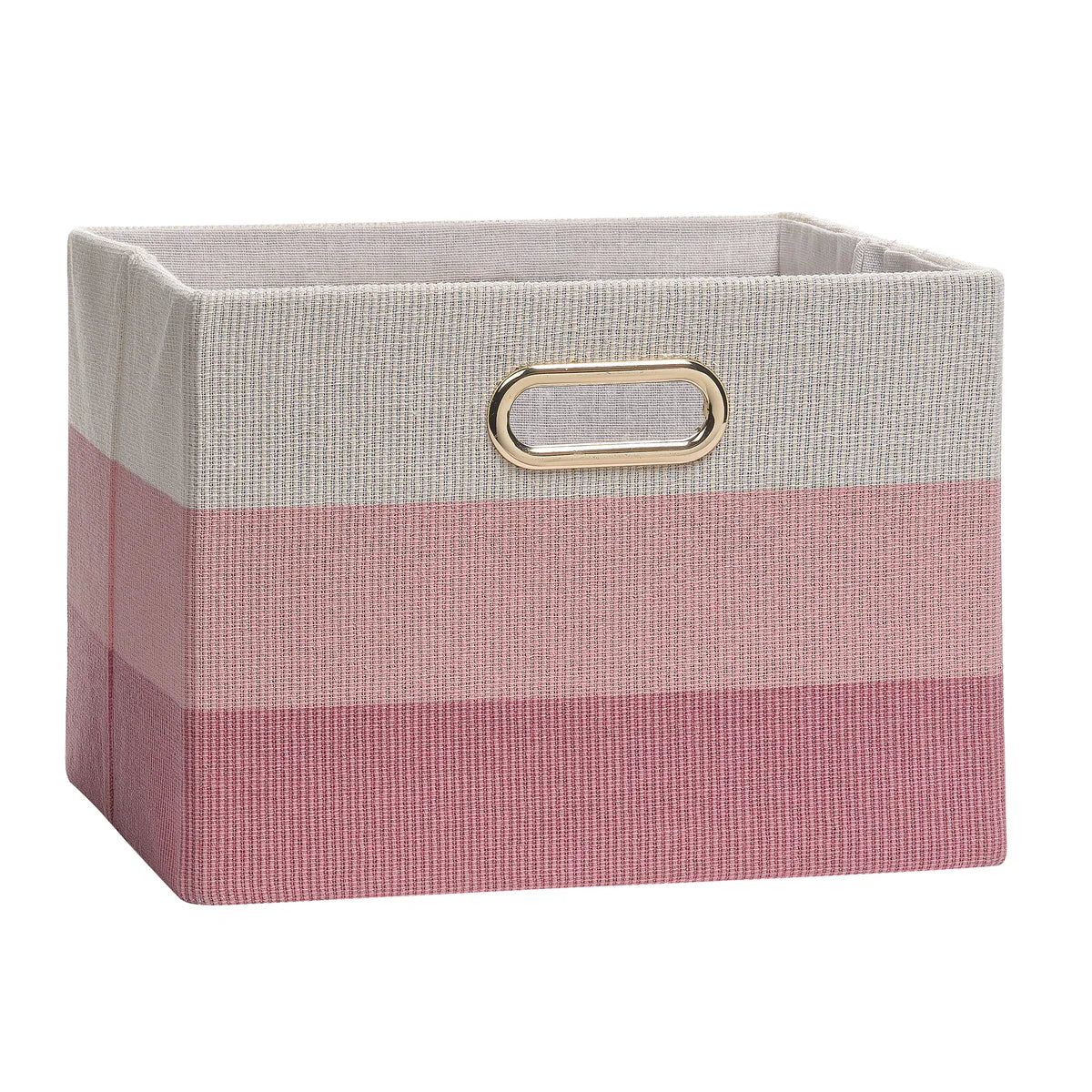 Lambs & Ivy Pink Ombre Foldable/Collapsible Storage Bin/Basket- Bambi Baby