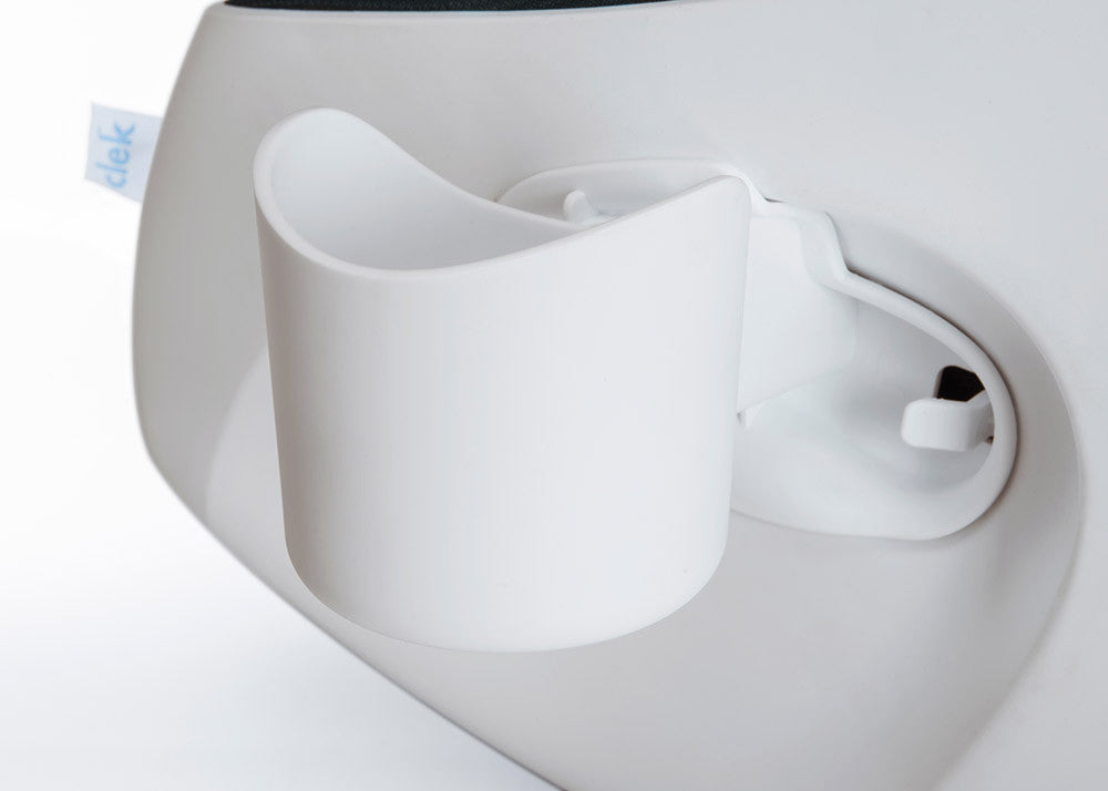 Clek Foonf/Fllo Drink-Thingy Cup Holder in White- Bambi Baby