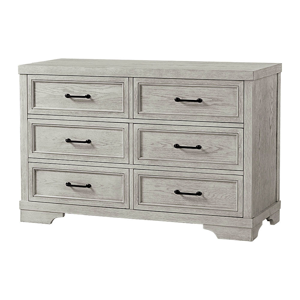 Westwood Foundry 2 Piece Nursery Set - Crib and 6 Drawer in White Dove- Bambi Baby