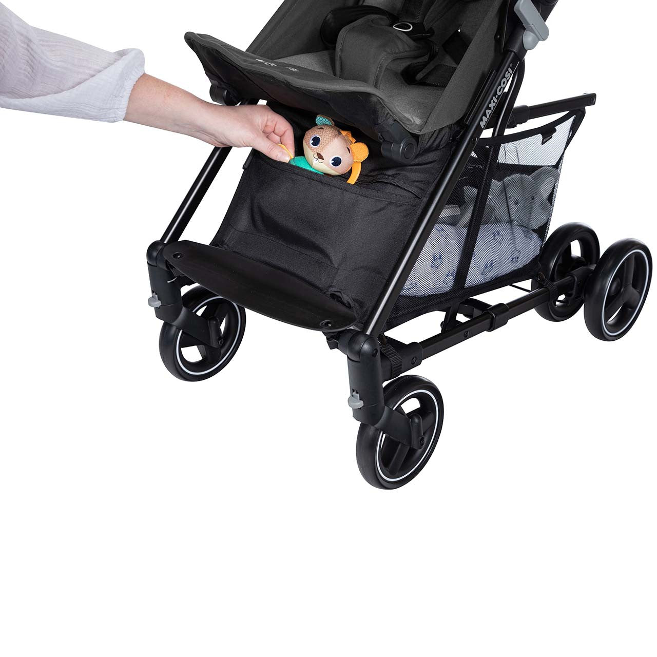 Maxi Cosi Mara XT Ultra Compact Stroller in Essential Black- Bambi Baby