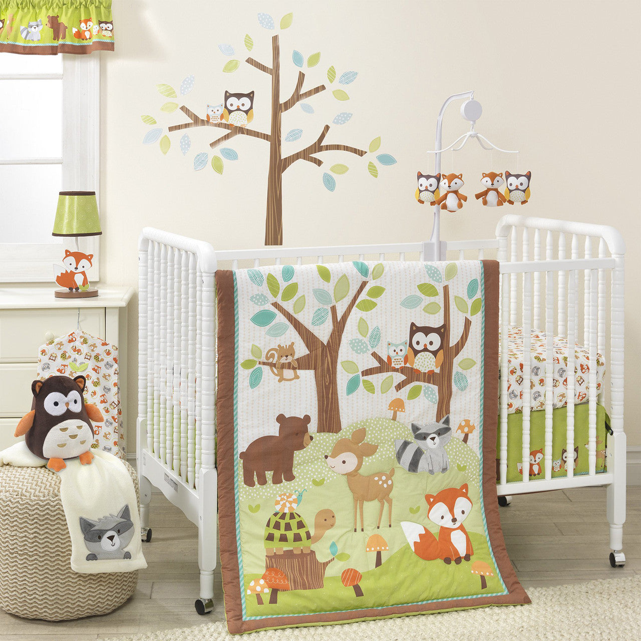 Bedtime Originals Friendly Forest Collection 3-Piece Bedding Set- Bambi Baby