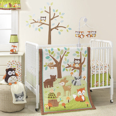Bedtime Originals Friendly Forest Collection 3-Piece Bedding Set- Bambi Baby