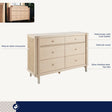 Maxi Cosi Brisa 6-Drawer Dresser - Bambi Baby