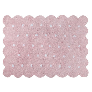 Lorena Canals Biscuit Rug in Pink- Bambi Baby