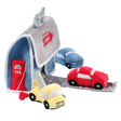 Lambs & Ivy Cars & Tow Truck Garage Interactive Plush Developmental Playset Toy - Bambi Baby