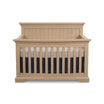 Pali Genova Convertible Crib With Wood Panel Vertical Lines