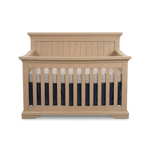 Pali Genova Convertible Crib With Wood Panel Vertical Lines
