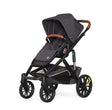 Veer Switch&Roll Leather Kit Stroller (Switchback Seat & Roll Frame, Leather Grips for Handle and Armbar) - Bambi Baby