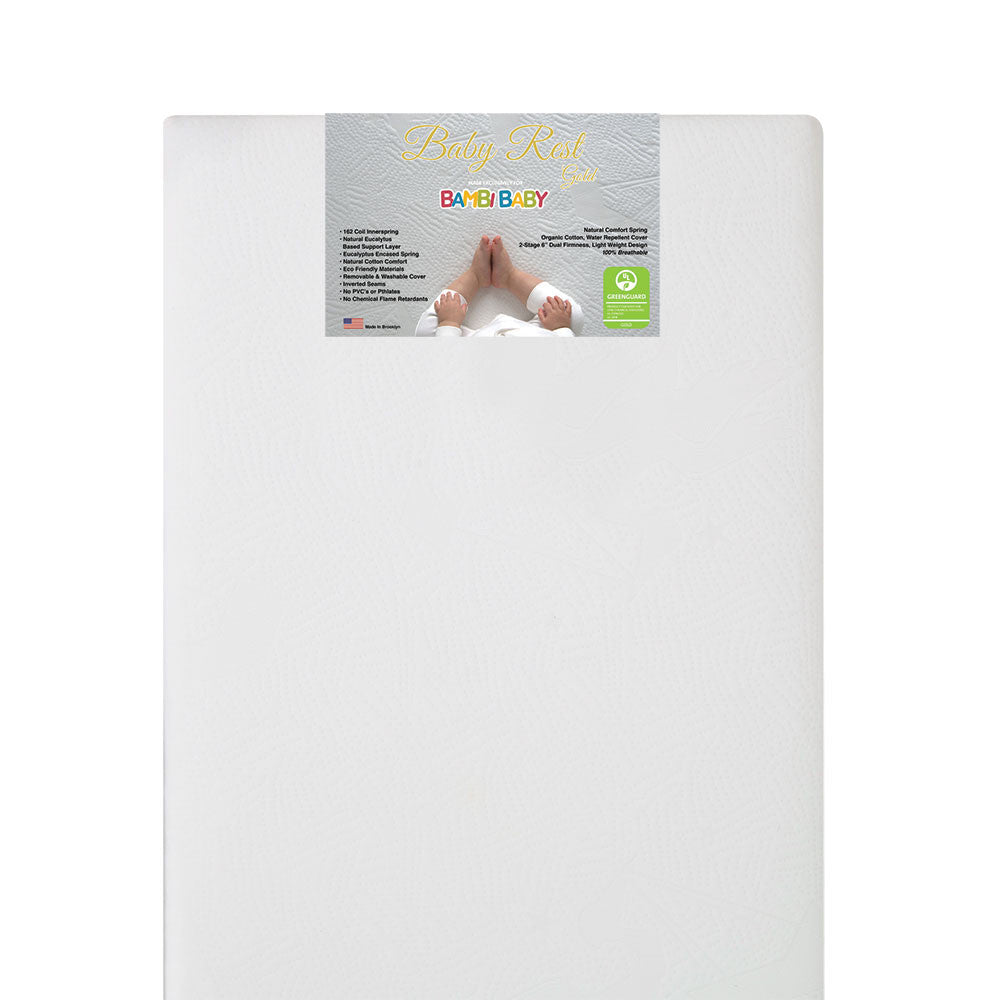 BabyRest Gold Innerspring Crib Mattress - 162 Coils- Bambi Baby