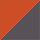 Grey with Bonfire Orange