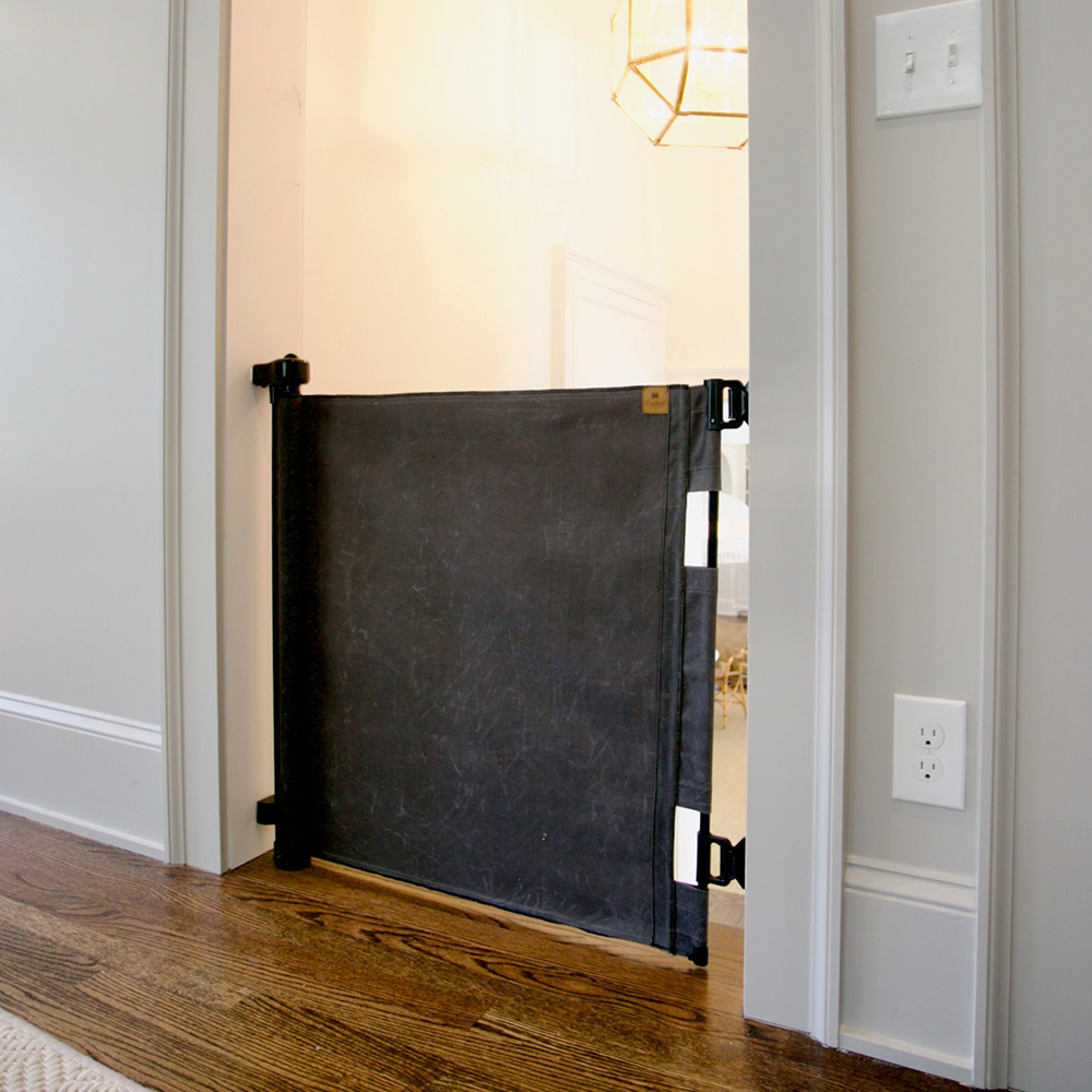Crafted Gates Co. Oil Waxed Canvas Pet Safety Gate- Bambi Baby