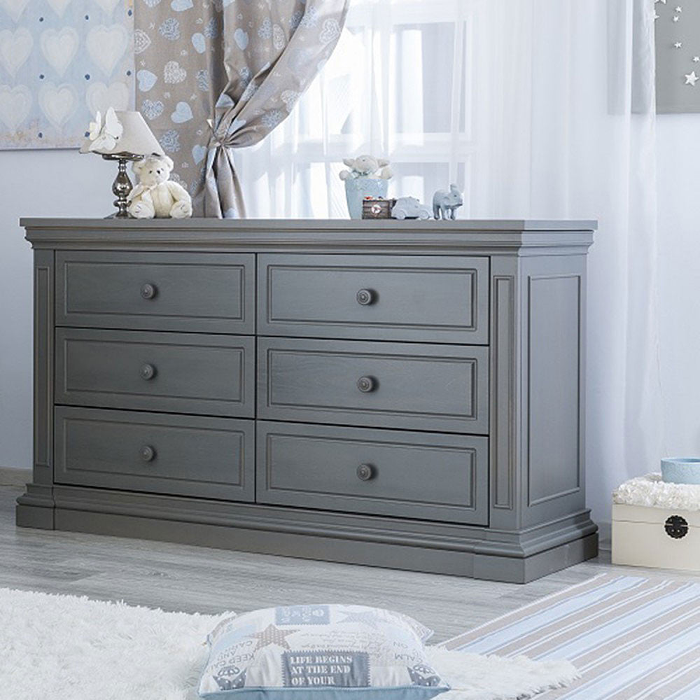 Silva Jackson 6 Drawer Dresser in Flint- Bambi Baby