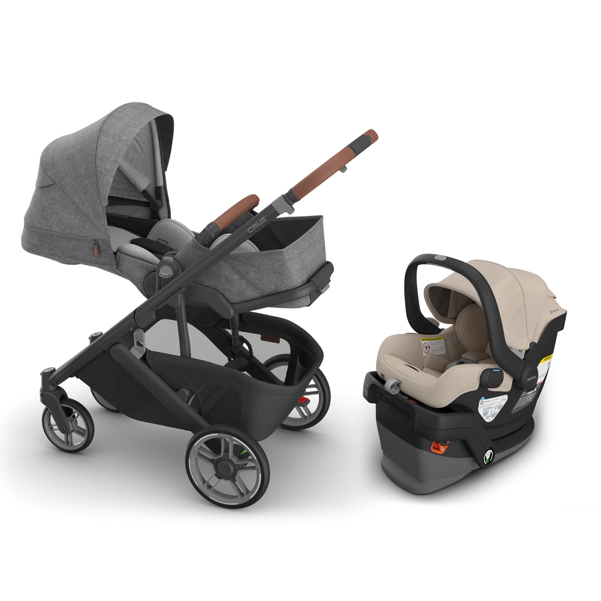 UPPAbaby Cruz V3 + Mesa V3 Travel System- Bambi Baby