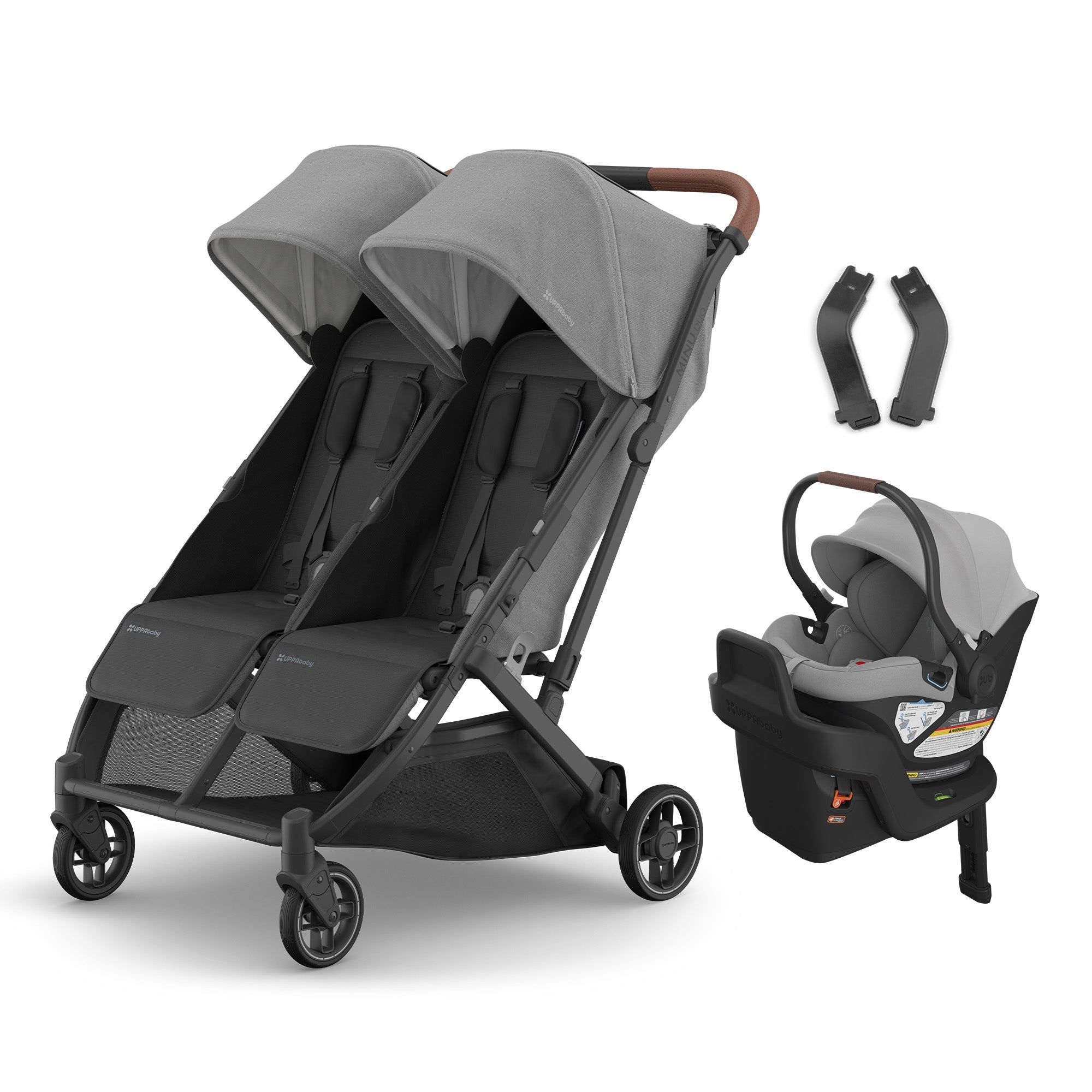 UPPAbaby Minu Duo + Aria Travel System- Bambi Baby