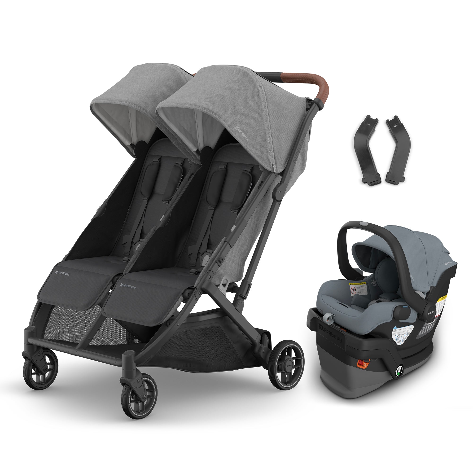 UPPAbaby Minu Duo + Mesa V3 Travel System- Bambi Baby