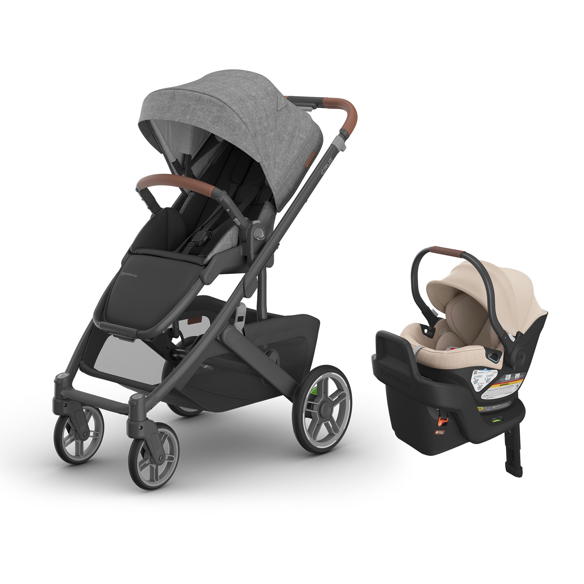 UPPAbaby Cruz V3 + Aria Travel System- Bambi Baby
