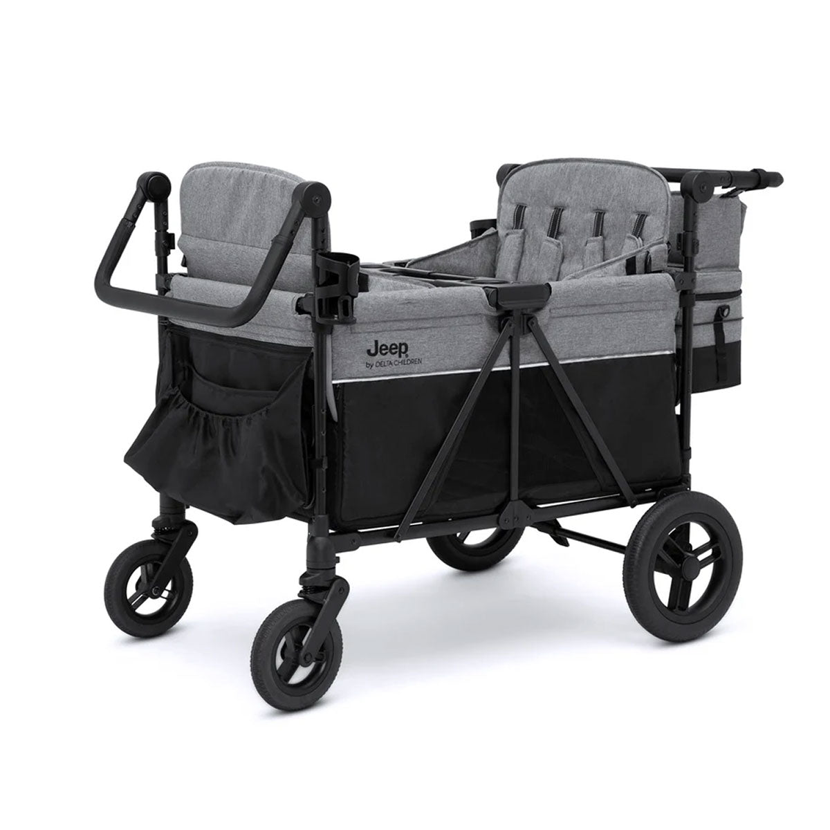 Jeep Wrangler Deluxe 4 Seater Stroller Wagon By Delta Children- Bambi Baby