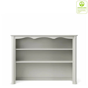 Dove Grey Solid Hardwood Romina Cleopatra Hutch - Front View, GREENGUARD Certified | Bambi Baby