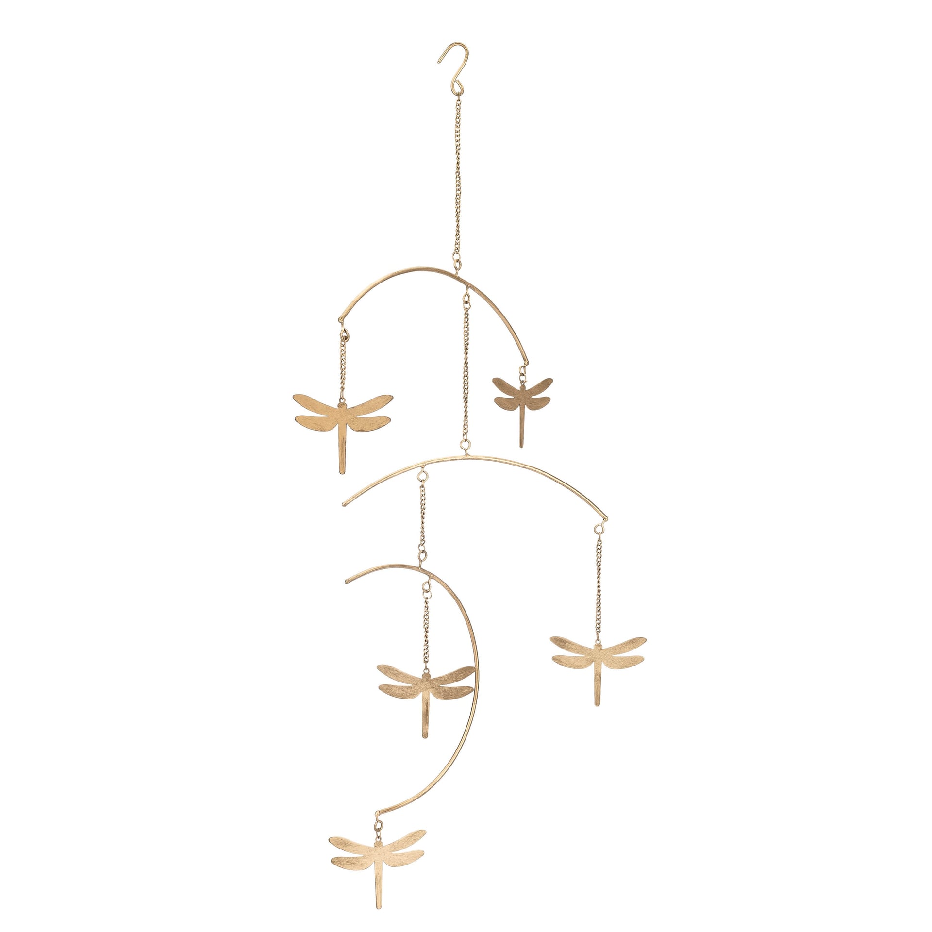 Crane Baby Dragonfly Brass Nursery Ceiling Hanging Decor- Bambi Baby