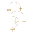 Crane Baby Dragonfly Brass Nursery Ceiling Hanging Decor - Bambi Baby