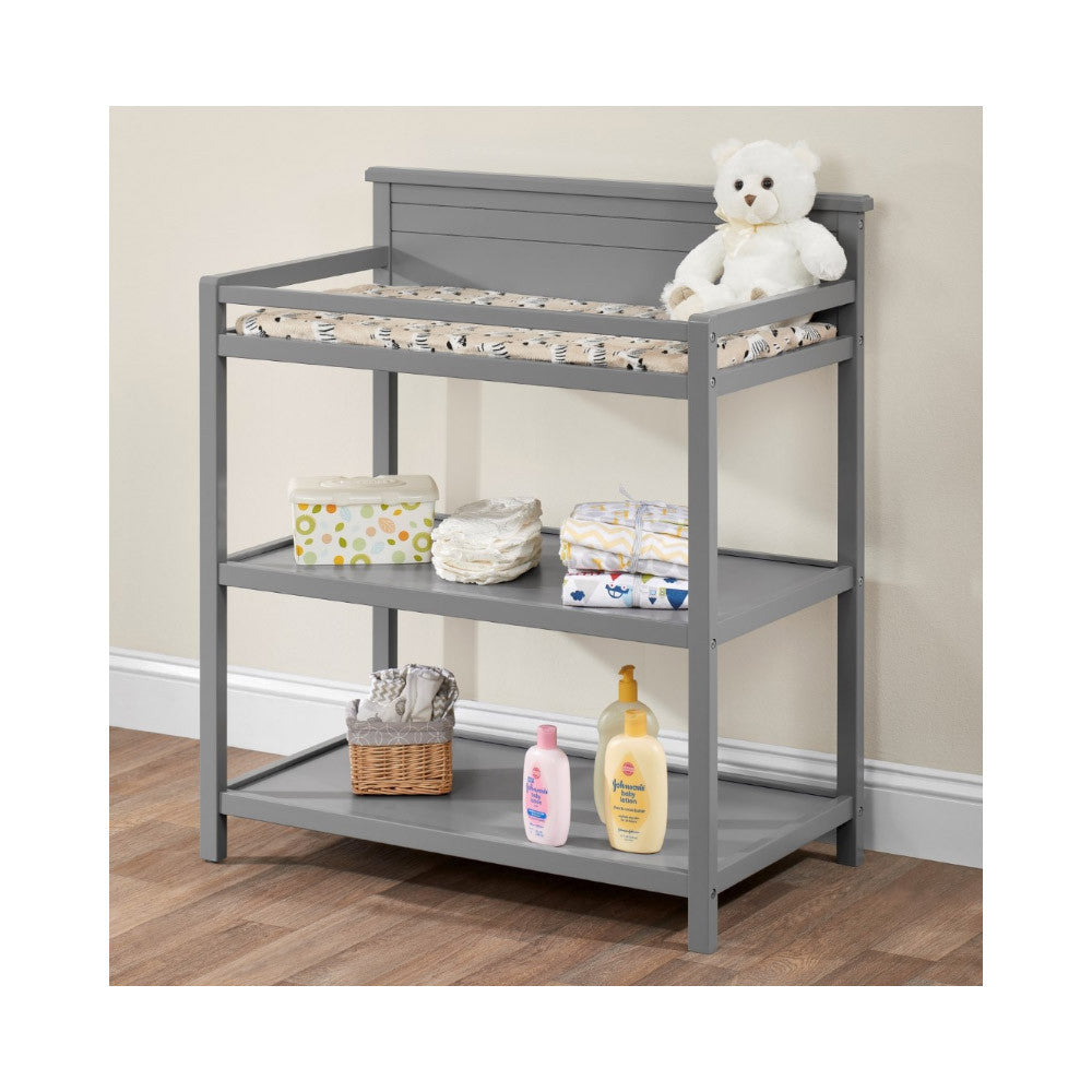 Oxford Harper Changing Station in Dove Gray- Bambi Baby
