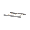 Dove Gray Oxford Baby Harper Crib Conversion Kit Rails - Angled Product View | Bambi Baby