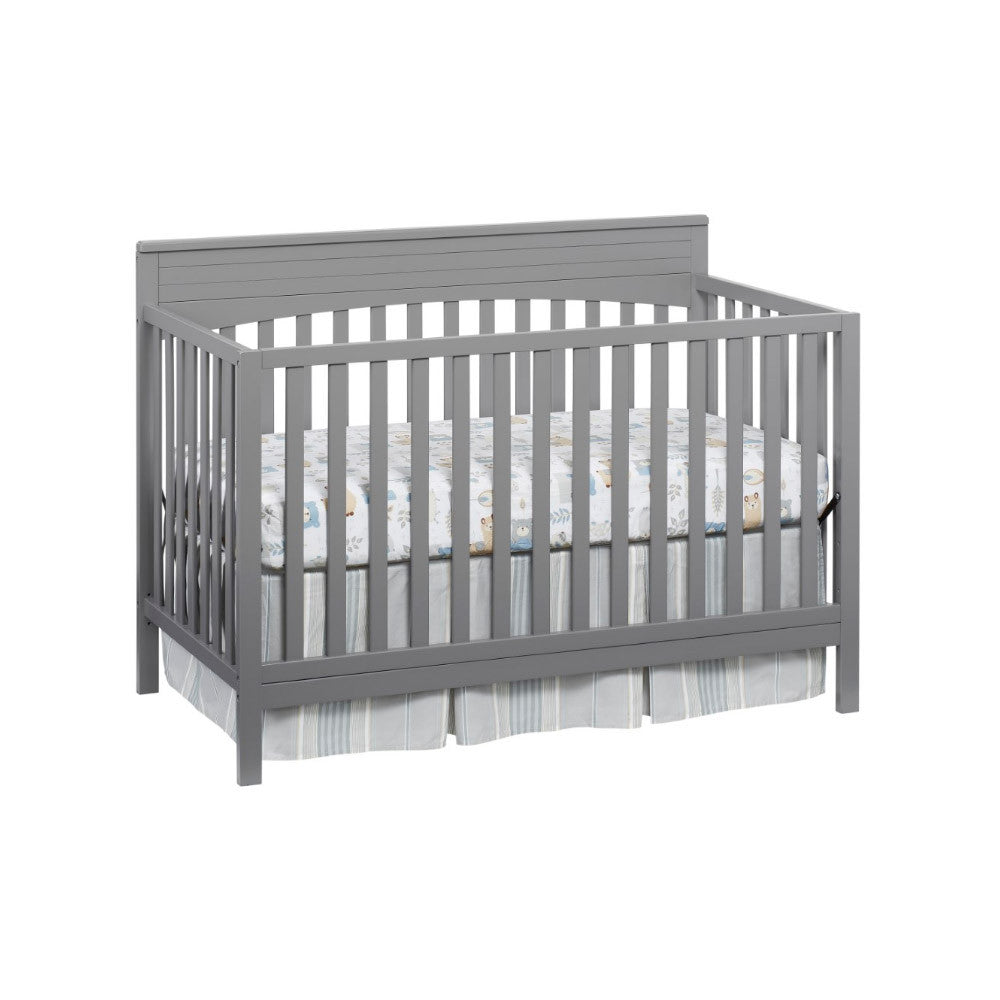 Berço conversível Oxford Baby Harper 4 em 1 em cinza pomba - Bambi Baby