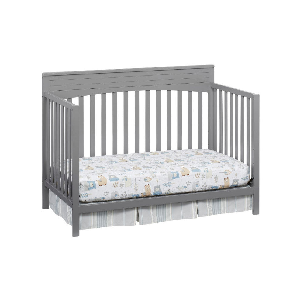 Berço conversível Oxford Baby Harper 4 em 1 em cinza pomba- Bambi Baby