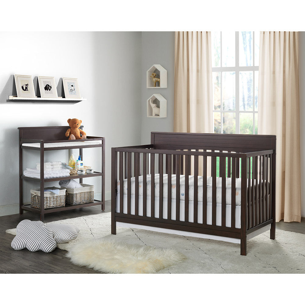 Oxford Harper 4-in-1 Convertible Crib Espresso- Bambi Baby