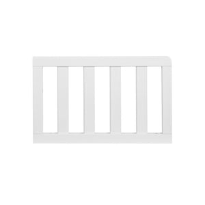 Snow White Oxford Baby Harper Toddler Guard Rail - Front View | Bambi Baby