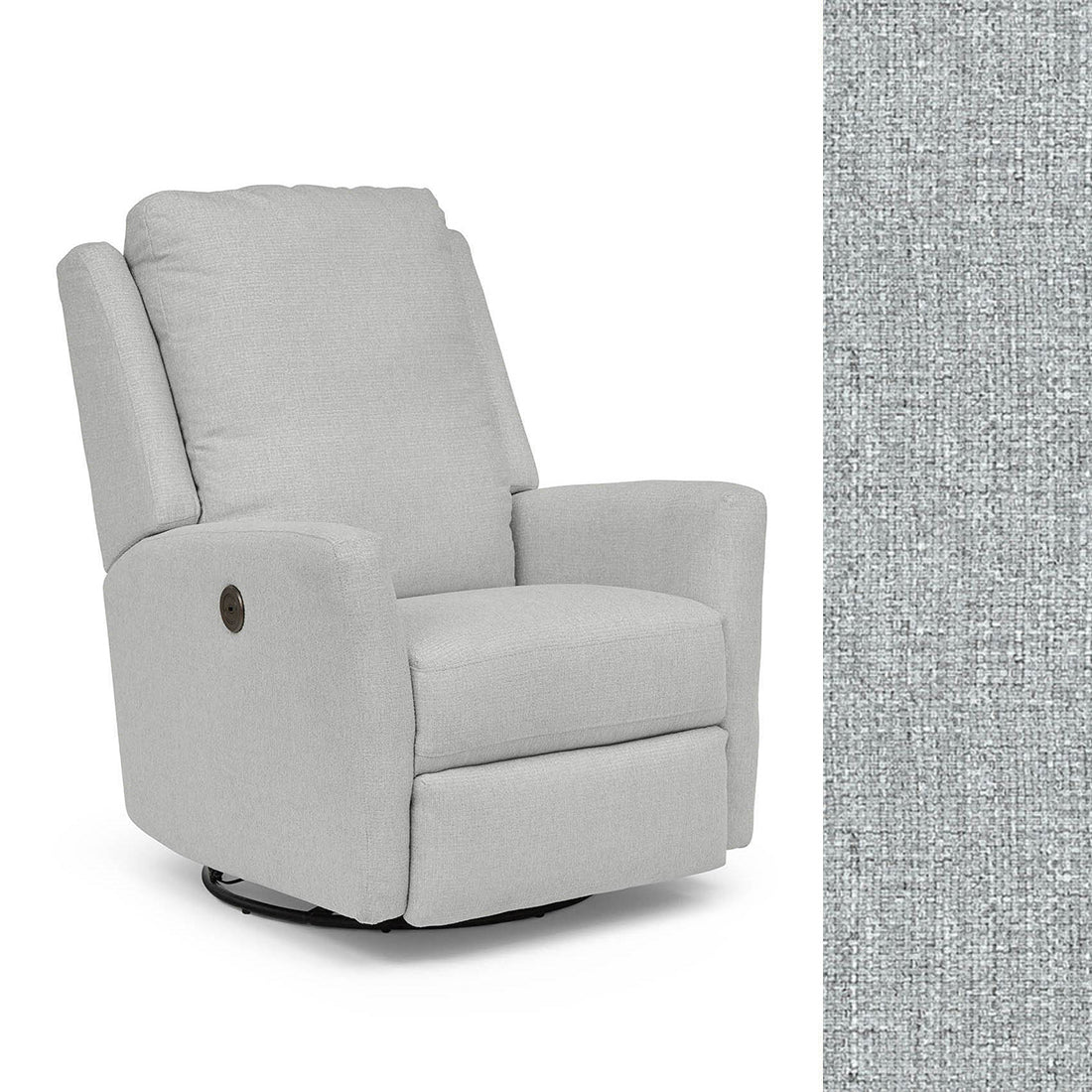 Melhores cadeiras Heatherly Power Swivel Glider Recliner - Bambi Baby