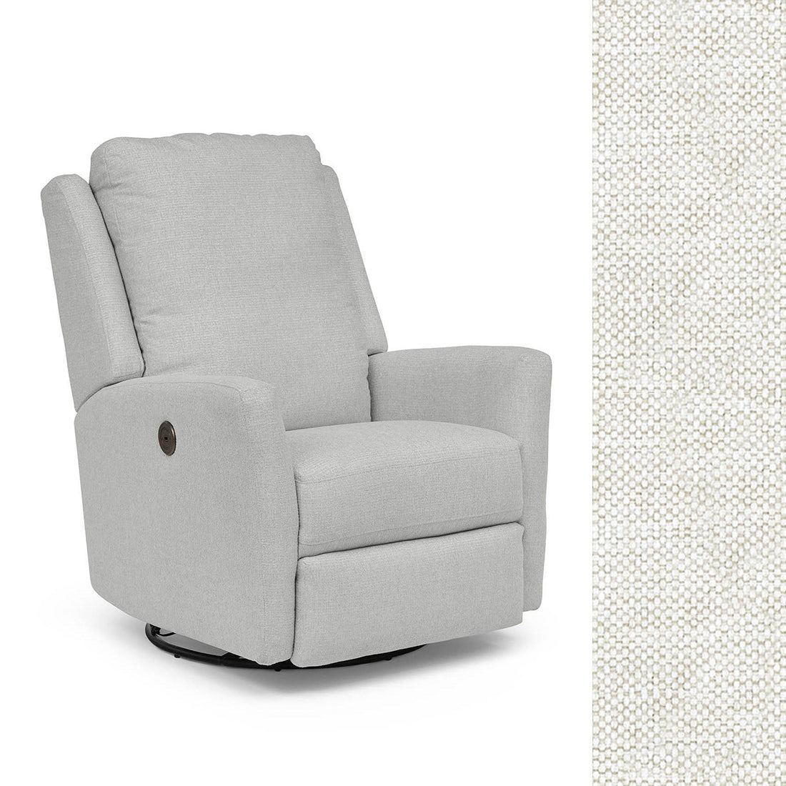 Sillón reclinable giratorio eléctrico Storytime de Best Chairs Heatherly- Bambi Baby
