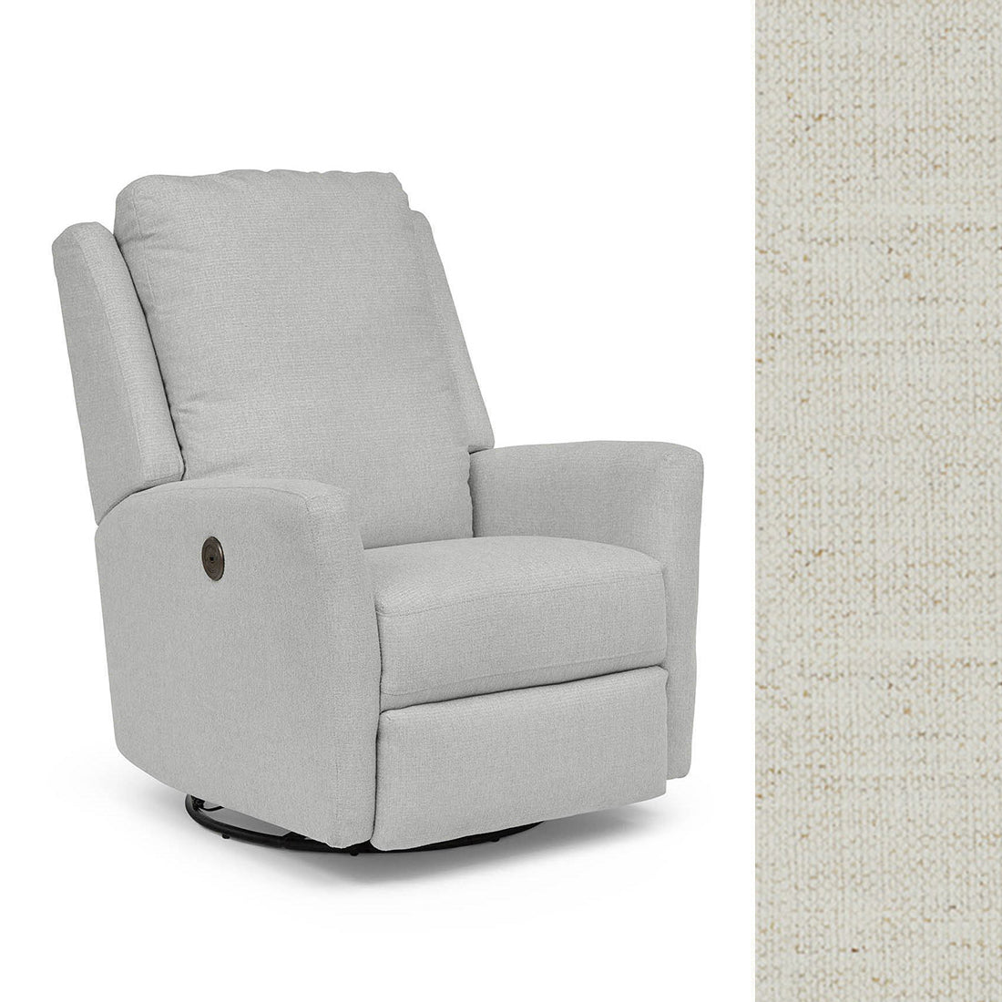Sillón reclinable giratorio eléctrico Storytime de Best Chairs Heatherly- Bambi Baby