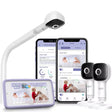 Hubble Connected SkyVision AI Pro Twin with Adjustable Crib Mount - Bambi Baby