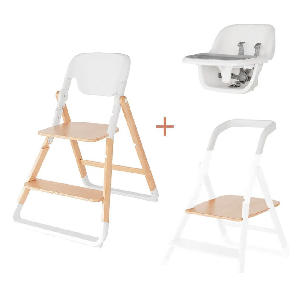 Ergobaby Evolve High Chair - Natural Wood- Bambi Baby