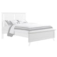 Pie de cama de perfil bajo Oxford Baby Holland en blanco - Bambi Baby