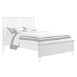 Pie de cama de perfil bajo Oxford Baby Holland en blanco - Bambi Baby